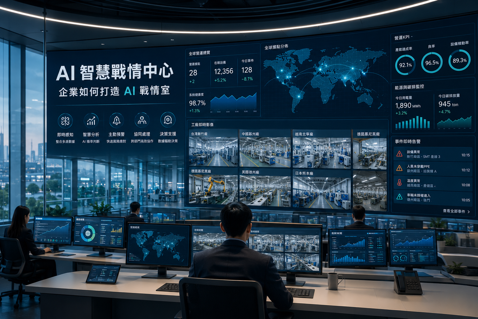 AI 智慧戰情中心（Command Center）是什麼？企業如何打造 AI 戰情室